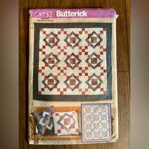 Vintage Butterick 5732 Quilting Pattern